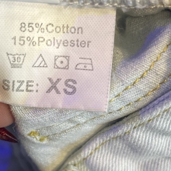 Shein XS Womens / Kids Blue jeans Distressed Holy - Picture 16 of 16